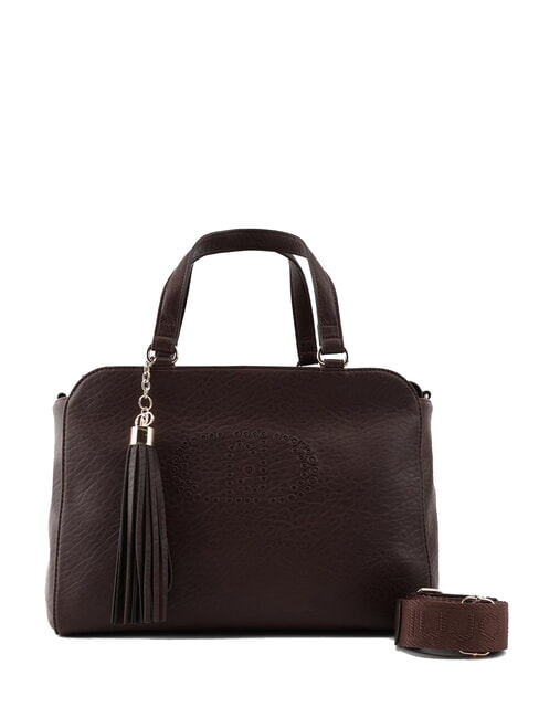 LIUJO SAMIANA Sac à main moyen avec bandoulière lumière brune - Sacs pour Femme