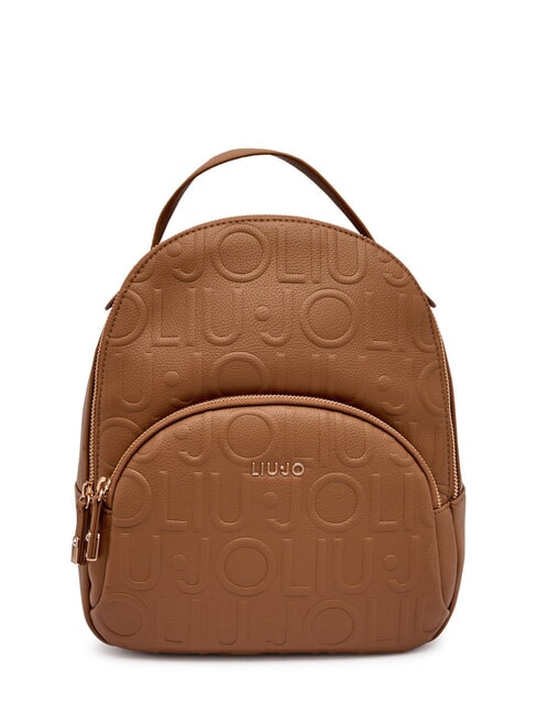 LIUJO MANHATTAN Sac à dos moyen avec logo en relief suède - Sacs pour Femme