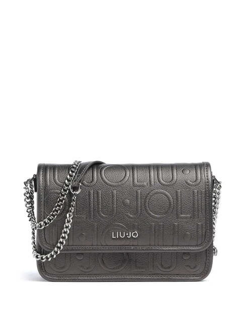 LIUJO MANHATTAN Sac convertible à rabat anthracite rencontré. - Sacs pour Femme