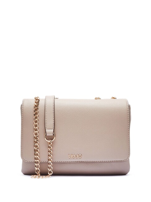 LIUJO CALIWEN Sac bandoulière convertible avec chaîne taupe du désert - Sacs pour Femme