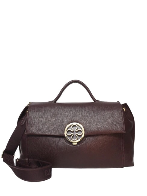 V73 FEDERICA Grand sac à main avec bandoulière Bordeaux - Sacs pour Femme