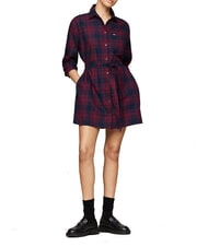 TOMMY HILFIGER TH JEANS  Robe tartan - Vêtements femme