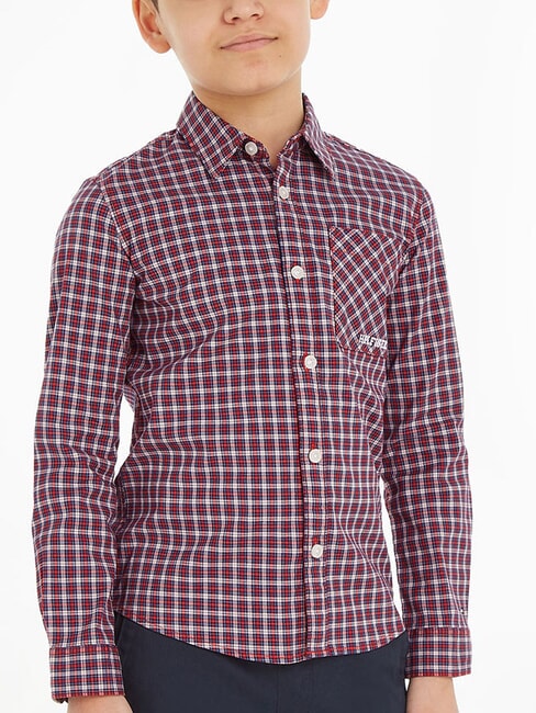 TOMMY HILFIGER TH KIDS chemise à carreaux indigo profond/multicolore - chemises pour enfants