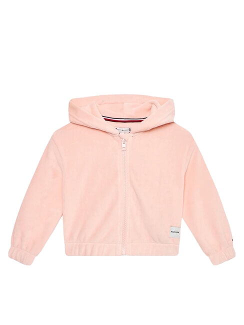 TOMMY HILFIGER TH KIDS Sweatshirt à capuche cristal rose - Bébé Sweat