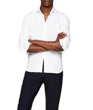 TOMMY HILFIGER TH  Chemise en coton m&eacute;lang&eacute; - Chemises pour hommes