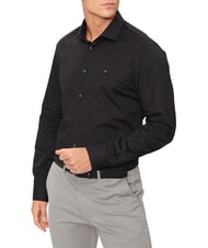TOMMY HILFIGER TH  chemise à manches longues noir - Chemises pour hommes - 1