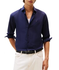 TOMMY HILFIGER TH  chemise &agrave; manches longues blazer bleu marine - Chemises pour hommes - 1