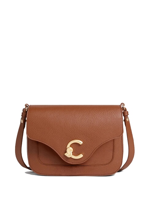 COCCINELLE C-ME Sac à bandoulière Cognac - Sacs pour Femme