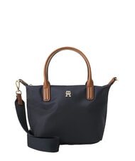 TOMMY HILFIGER POPETTE Sac &agrave; main avec bandouli&egrave;re bleu sid&eacute;ral / noir - Sacs pour Femme - 1
