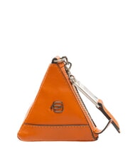 PIQUADRO CAMPIONARIO - MUSE &Eacute;tui &agrave; cl&eacute;s/porte-monnaie en cuir orange2 - Porte-cl&eacute;s - 1