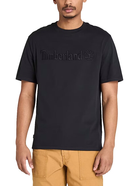 TIMBERLAND EMBROIDERY TONAL T-shirt en cotton NOIR - T-shirt