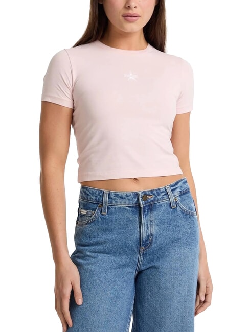 GUESS JEANS SS CN EMB STAR  T-shirts coton blush - T-shirt