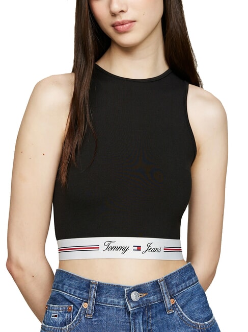 TOMMY HILFIGER TH JEANS Haut noir - T-shirt