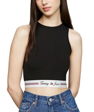 TOMMY HILFIGER TH JEANS Haut noir - T-shirt - 1