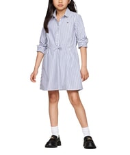 TOMMY HILFIGER TH Robe en coton - Robes pour petites filles