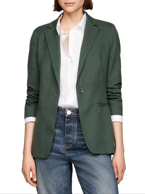 TOMMY HILFIGER TH Blazer pour femme mousse de minuit - Vestes pour femmes