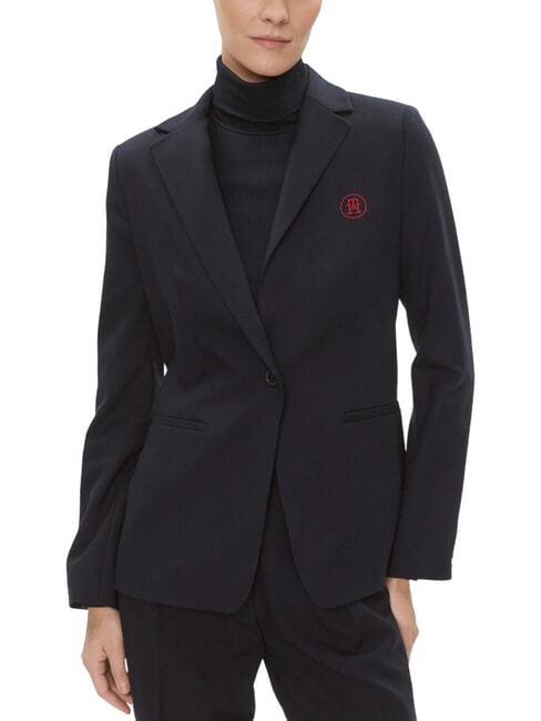 TOMMY HILFIGER TH Blazer pour femme ciel du désert - Vestes pour femmes