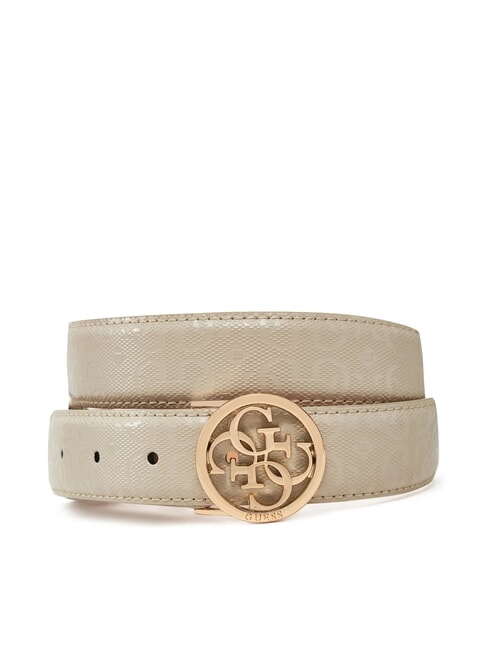 GUESS BETULA Ceinture avec boucle logo 4G taupe - Ceintures