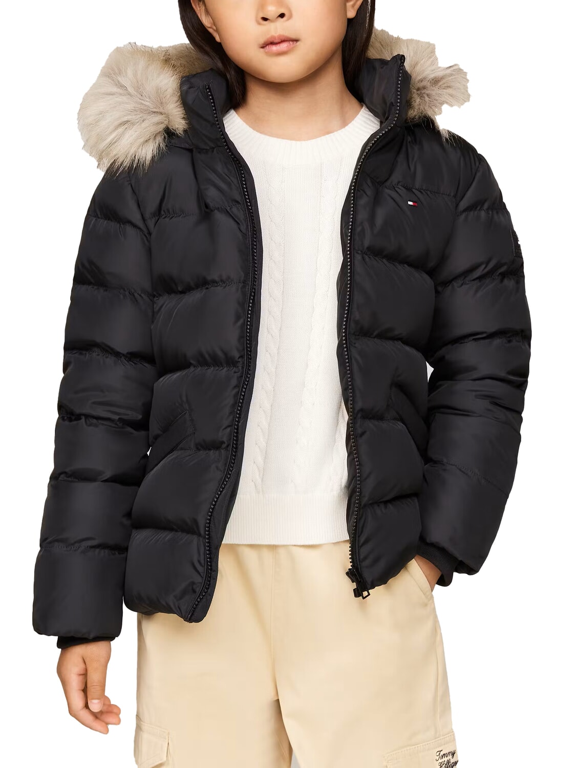 Tommy Hilfiger Th Doudoune À Capuche Noir Achetez À Prix Outlet!