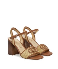 GUESS GANIKA Sandales hautes avec bande en raphia - Chaussures Femme