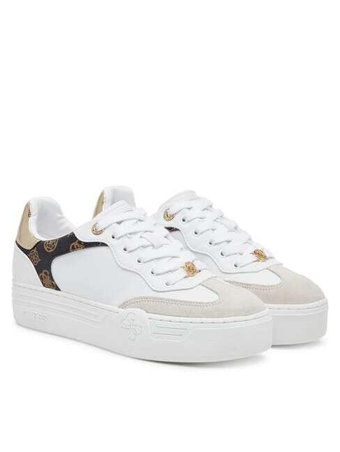 GUESS SWOLE Baskets à plateforme avec empiècements logo blanc - Chaussures Femme