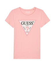 GUESS KIDS T-shirt à manches courtes avec strass - Tee-shirt enfant