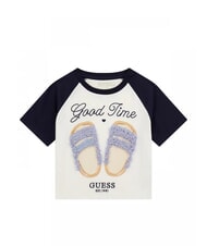 GUESS KIDS T-shirt à manches courtes coupe courte - Tee-shirt enfant