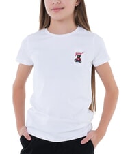 GUESS KIDS T-shirt &agrave; manches courtes avec ours en peluche - Tee-shirt enfant