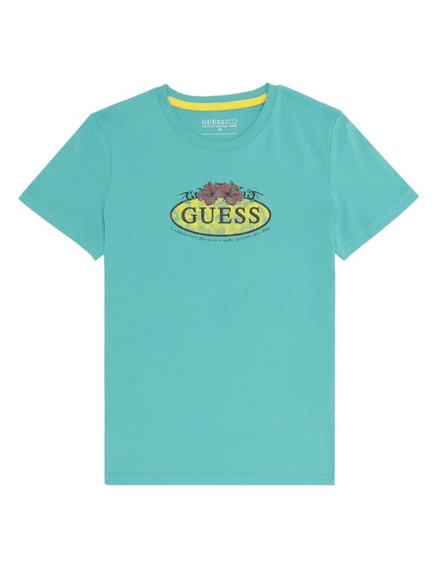 GUESS KIDS T-shirt à manches courtes menthe jade - Tee-shirt enfant