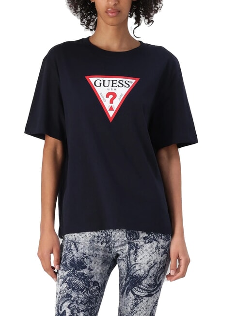 GUESS JEANS ICONIC T-shirt à manches courtes coupe décontractée océan audacieux - T-shirt