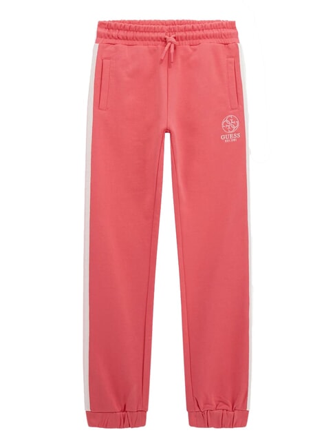 GUESS KIDS ACTIVE Pantalon de survêtement Jogger avec bandes latérales rose juteux - Survêtements pour enfants