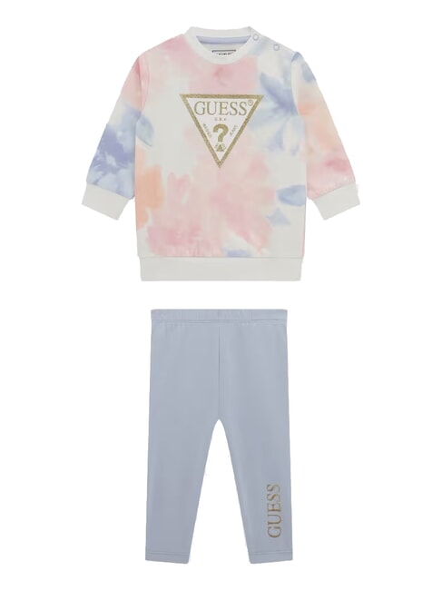 GUESS KIDS ACTIVE Ensemble sweat-shirt et leggings pour fille aquarelle de fleurs aop - Barboteuses et tenues pour bébé