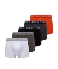 GUESS LOGO CLASSIC 5 boxers multicolores - Slip homme