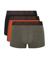 GUESS JOE 3 boxers multicolores - Slip homme