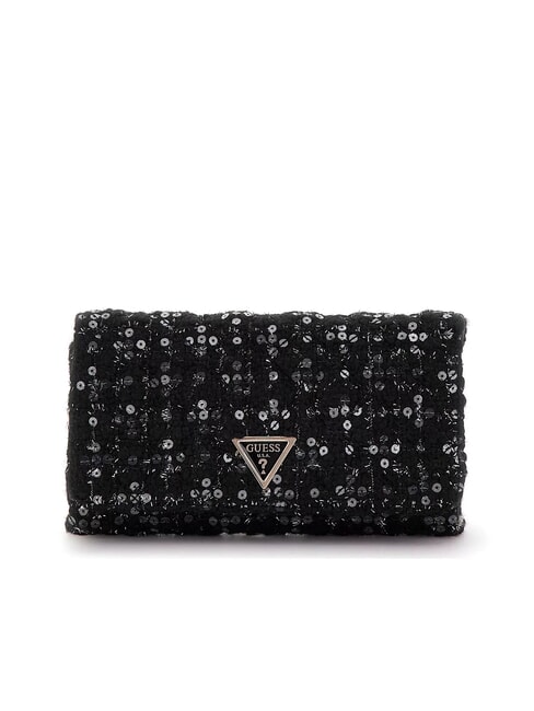 GUESS GIULLY Pochette à paillettes or noir - Sacs pour Femme