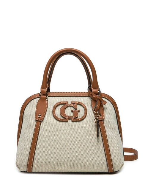 GUESS SEBINA Sac à main avec bandoulière naturel/caramel - Sacs pour Femme