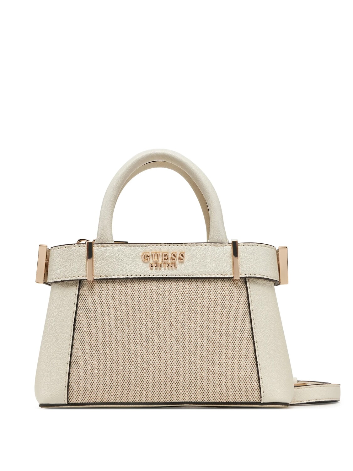 Guess Anadela Petit Sac À Main Avec Bandoulière Naturel/Blanc