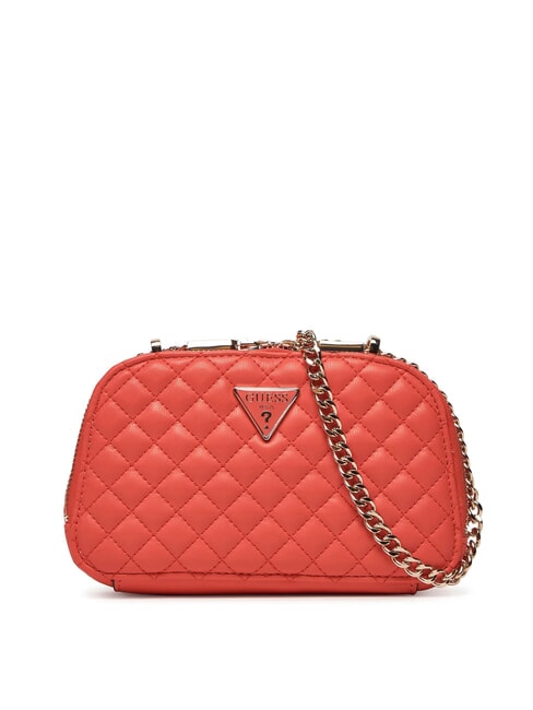 GUESS ECO RIANEE Sac matelassé convertible corail rouge - Sacs pour Femme