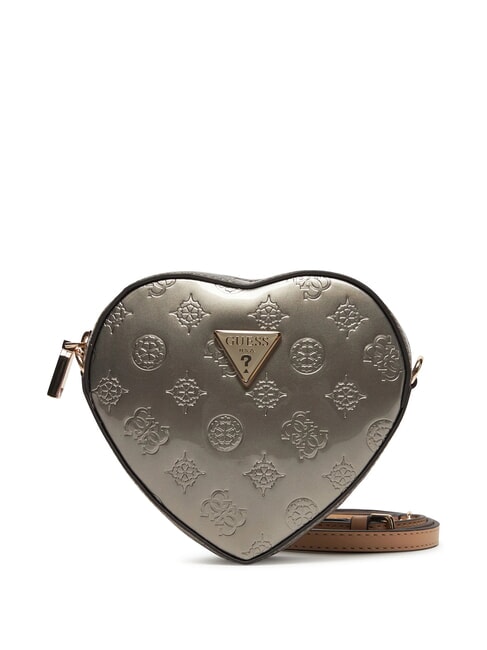 GUESS ARNELA Mini sac bandoulière coeur Logo en étain - Sacs pour Femme