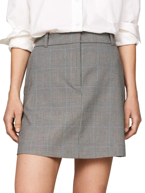 TOMMY HILFIGER TH Jupe vérification globale stp/s/texture h gris - Jupes pour femmes
