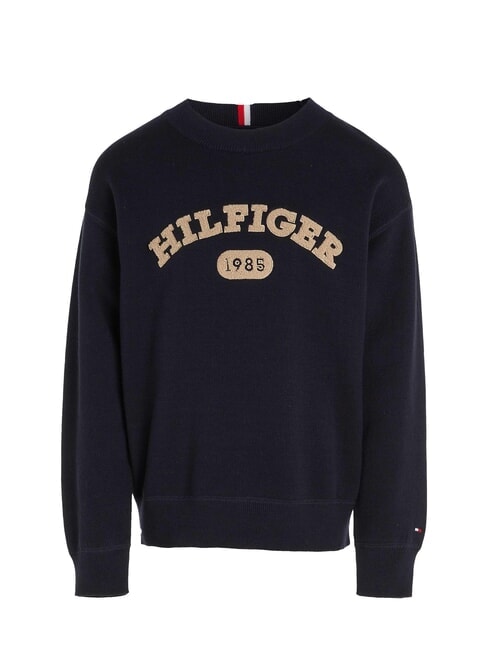 TOMMY HILFIGER TH KIDS 1985 Pull en coton ciel du désert - Pulls pour enfants