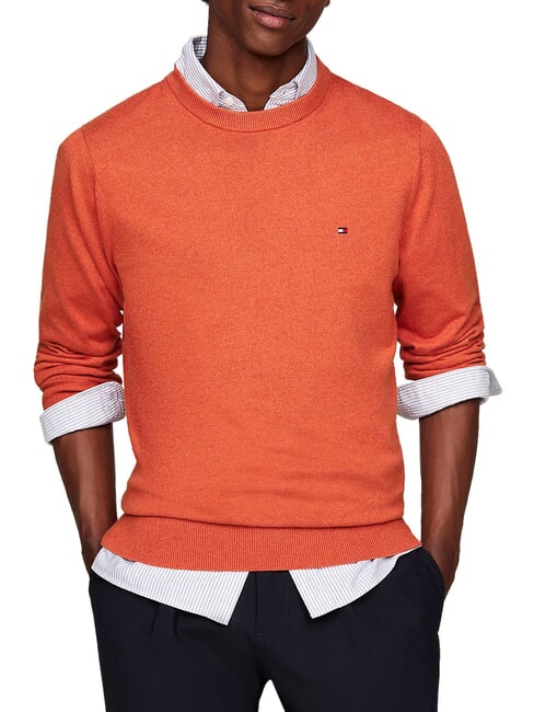 Pull Homme GANT Rouge Pima Luxe - Taille M, Neuf Avec Légers Défauts, Col Rond