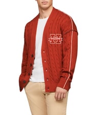 TOMMY HILFIGER TH  Cardigan en coton magma noir - Pulls pour hommes - 1