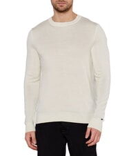 TOMMY HILFIGER TH  Pull en laine &agrave; col rond - Pulls pour hommes