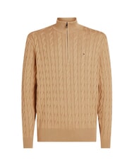 TOMMY HILFIGER TH  Pull &agrave; col roul&eacute; toile safari - Pulls pour hommes - 1
