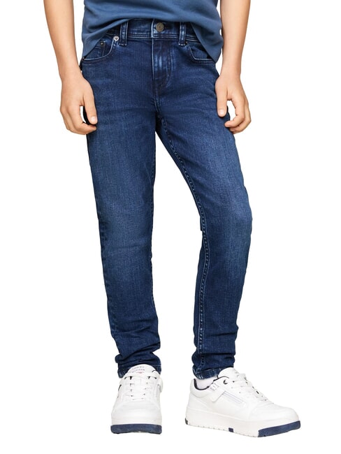 TOMMY HILFIGER TH KIDS Pantalons en jean bleu corail - Pantalons pour enfants