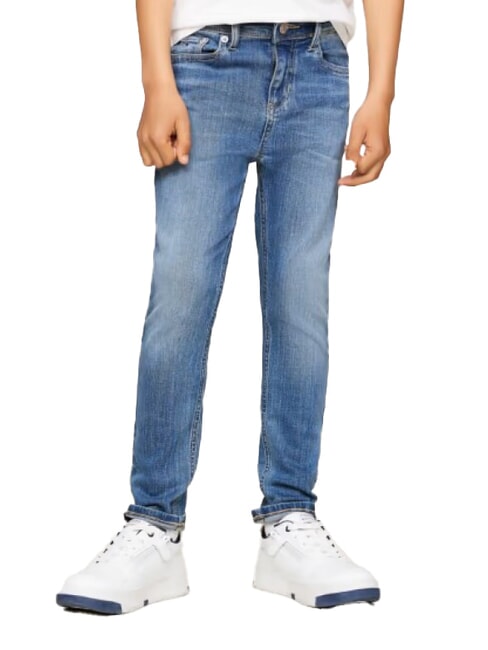 TOMMY HILFIGER TH KIDS  Jeans pour garçon bleu océan - Pantalons pour enfants