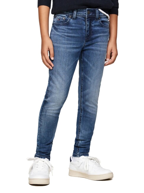 TOMMY HILFIGER TH KIDS Jeans pour enfants bleu moyen - Pantalons pour enfants