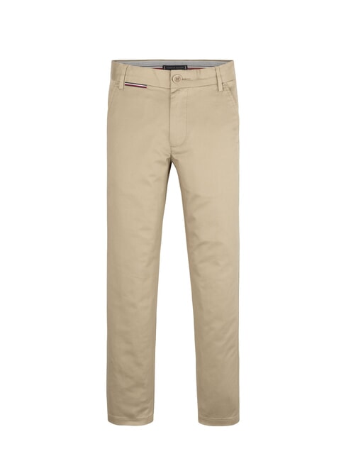 TOMMY HILFIGER TH KIDS Pantalon en coton ivoire de campagne - Pantalons pour enfants