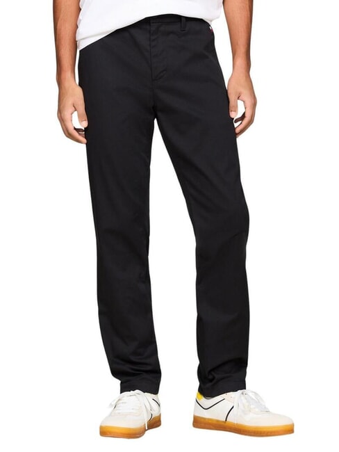TOMMY HILFIGER TH JEANS Austin Pantalon chino noir - Pantalon